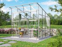Vitavia Gewächshaus Playa 7600 Alu, ESG 3mm/HKP 6mm, inkl. Stahlfundament