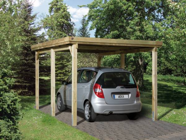 Weka Carport 617 Größe 1 ohne Dachplatten Weka Carport 617 Größe 1 ohne Dachplatten
