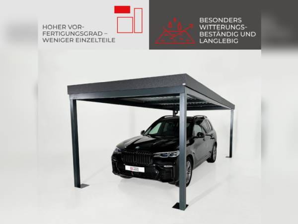 Urban Air Doppelcarport, 5,8 x 5,4 m Typ 36