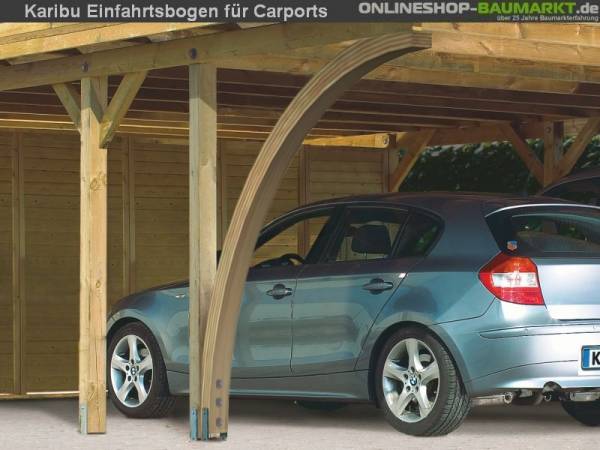 Karibu Einfahrtsbogen aus Leimholz kdi für Carport Karibu Einfahrtsbogen aus Leimholz kdi für Carport