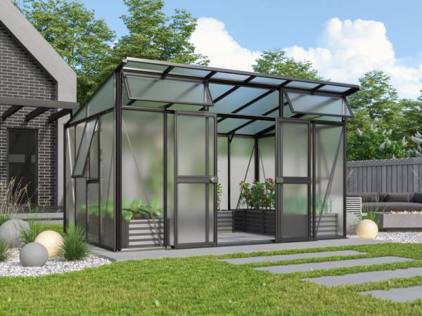 Vitavia Gewächshaus Aphrodite 11500 HKP 10 mm Schwarz