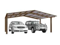 Ximax Aluminium Carport Linea Typ 60 M-Ausführung Bronze