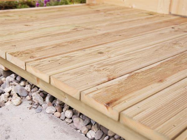 Wolff Finnhaus Terrassenfußboden für Seitendach 250 cm Wolff Finnhaus Terrassenfußboden für Seitendach 250 cm