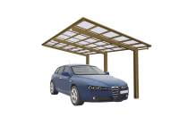 Ximax Carport Linea Typ 110 Bronze Sonderbreite XS