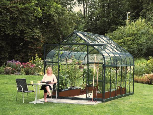 Vitavia Gewächshaus Diana 9900 ESG 3mm, smaragdgrün