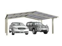 Ximax Aluminium Carport Portoforte Typ 60 M-Ausführung Edelstahl-Look