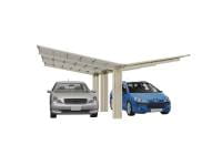 Ximax Aluminium Carport Portoforte Typ 110 Y-Ausführung Edelstahl-Look