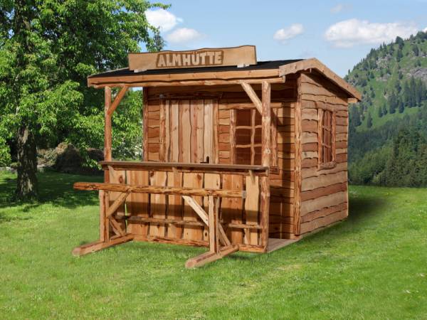 Weka Gartenhaus Almhütte Nature 3 Gr. 2 inkl. Vordach 100 cm Weka Gartenhaus Almhütte Nature 3 Gr. 2 inkl. Vordach 100 cm
