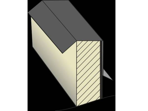 Blendenabdeckung Flachdach Typ 1c - bis 50 mm Blendendicke - 10 Stück
