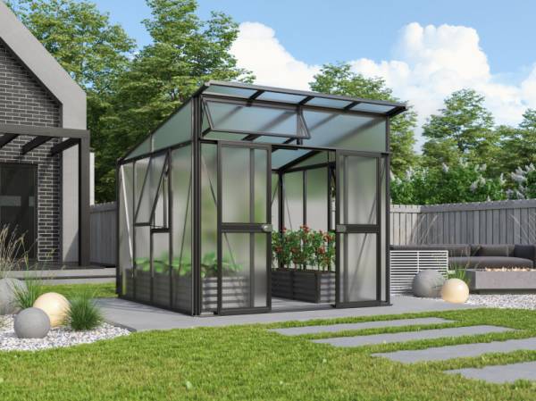 Vitavia Gewächshaus Aphrodite 7800 HKP 10 mm, Schwarz