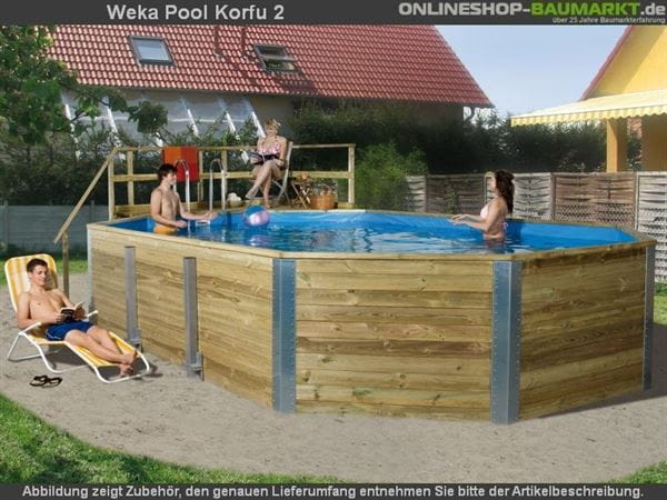 Weka Pool 594 A Komplettset inkl. Sandfilteranlage und Einhängeleiter Weka Pool 594 A Komplettset inkl. Sandfilteranlage und Einhängeleiter