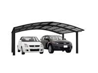 Ximax Aluminium Carport Portoforte Typ 80 M-Ausführung Schwarz