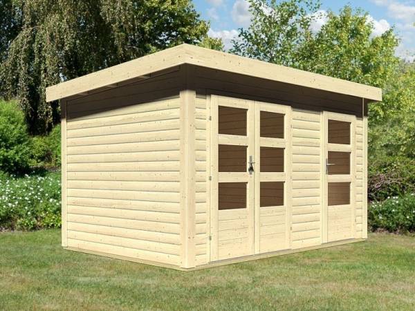 Karibu Woodfeeling Gartenhaus Schönbuch 1 38 mm 2-Raum-Haus Karibu Woodfeeling Gartenhaus Schönbuch 1 38 mm 2-Raum-Haus