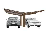 Ximax Aluminium Carport Linea Typ 60 Y-Ausführung Bronze