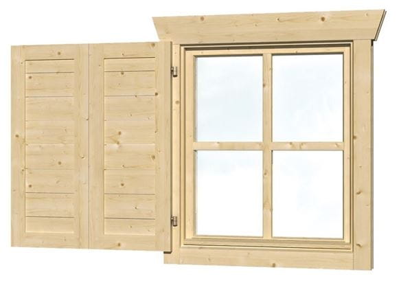 Skan Holz Fensterläden Einzelfenster einseitig Skan Holz Fensterläden Einzelfenster einseitig