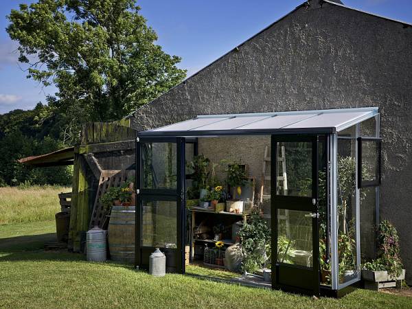 Juliana Gewächshaus Veranda 4.4 Alu Sicherheitsglas Juliana Gewächshaus Veranda 4.4 Alu Sicherheitsglas