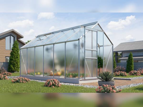 Vitavia Gewächshaus Comet 7500 HKP 4 mm Alu eloxiert