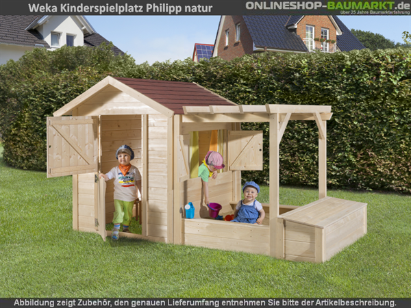Weka Kinderspielhaus / Kinderspielplatz Tabaluga natur Weka Kinderspielhaus / Kinderspielplatz Tabaluga natur