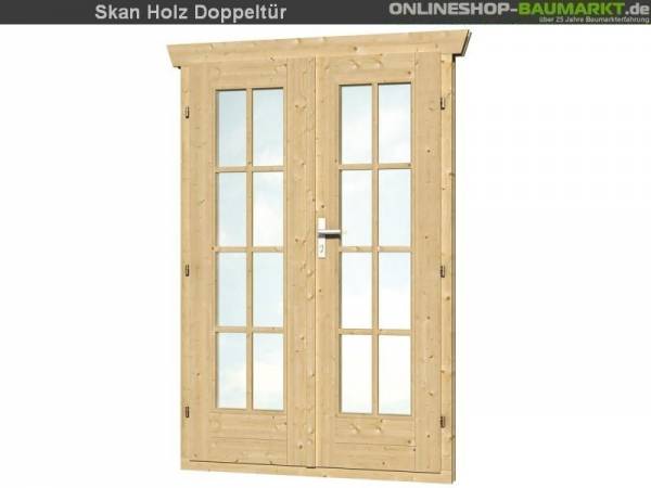 Skan Holz Doppeltür vollverglast 45 mm Skan Holz Doppeltür vollverglast 45 mm