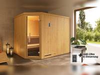 Weka Sauna Varberg Eck Gr. 4 inkl. 7,5 kW BioS