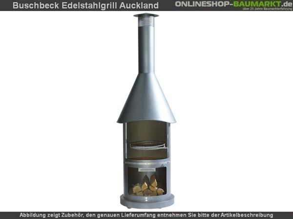 Buschbeck Edelstahlgrill Auckland hellgrau Buschbeck Edelstahlgrill Auckland hellgrau