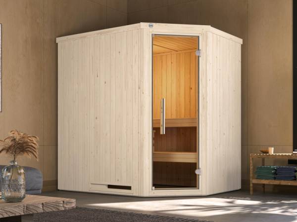 Weka Elementsauna Varberg 1 GT Trend inkl. 7,5 kW OS-Ofenset