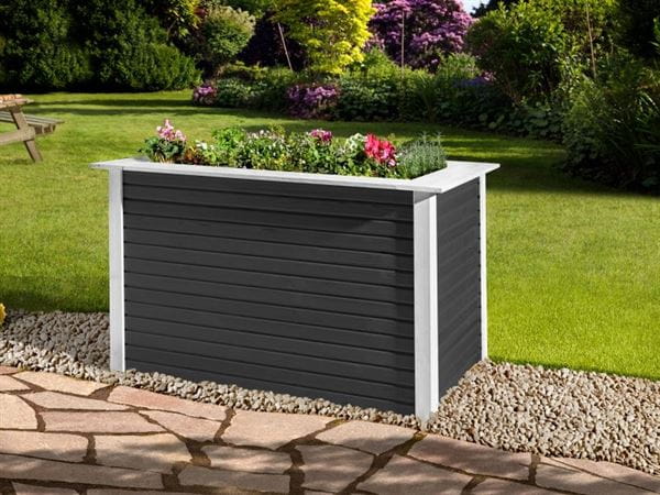Weka Hochbeet 669 120 x 80 cm in anthrazit / weiss Weka Hochbeet 669 120 x 80 cm in anthrazit / weiss