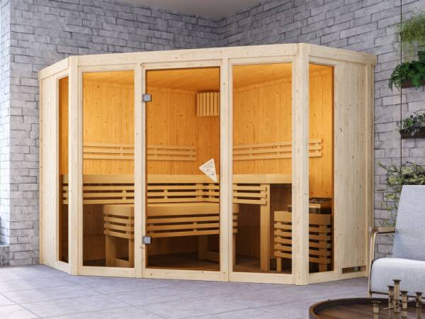 Karibu Sauna Alcinda ohne Ofen 68 mm